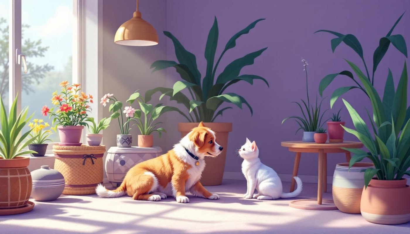 Comment protéger vos animaux des dangers des plantes d'intérieur ?