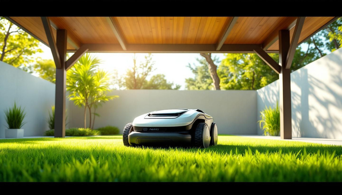 Comment un abri économique prolonge la vie de votre robot tondeuse ?